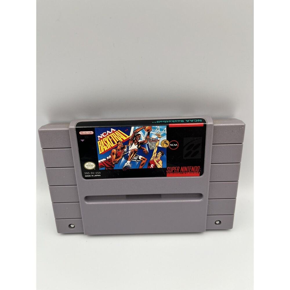 NCAA Basketball (Super Nintendo Entertainment System, 1992) Tested
